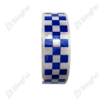 Reflective PVC Cloth Tapes - Micro Prism Blue White PVC Reflective Tape For Safety Clothing